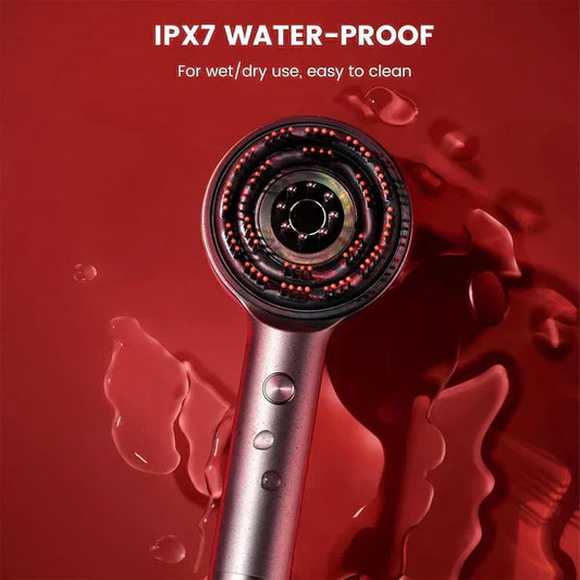BAYT AYMAN™ Scalp Massager Brush (Red) – فرشاة تدليك فروة الرأس (حمراء)